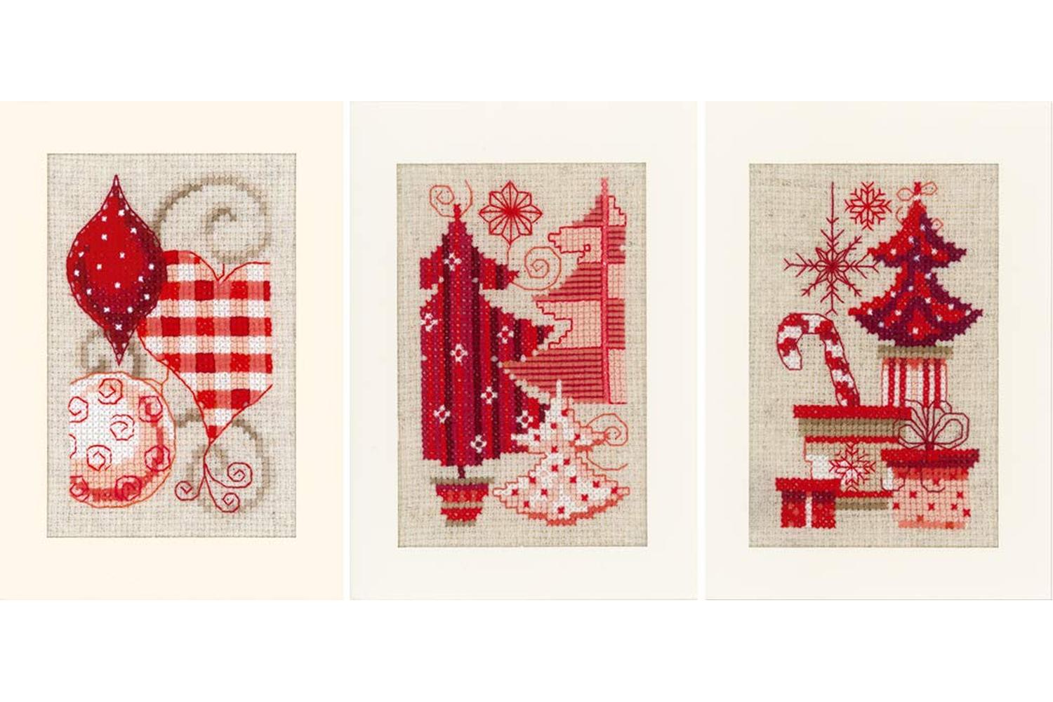 Vervaco Gro-pn-0146572 - Counted Cross Stitch Kit Cards Chri