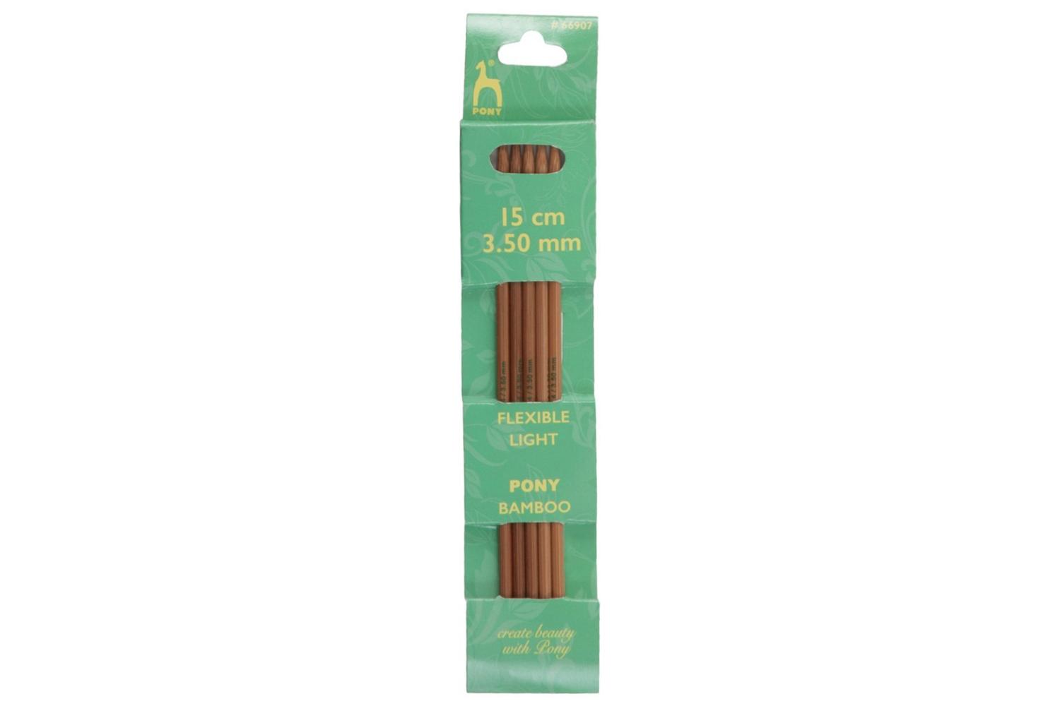 Pony Gro-p66908 - Bamb De Kp 15cmx375 - Knitting Pins Double