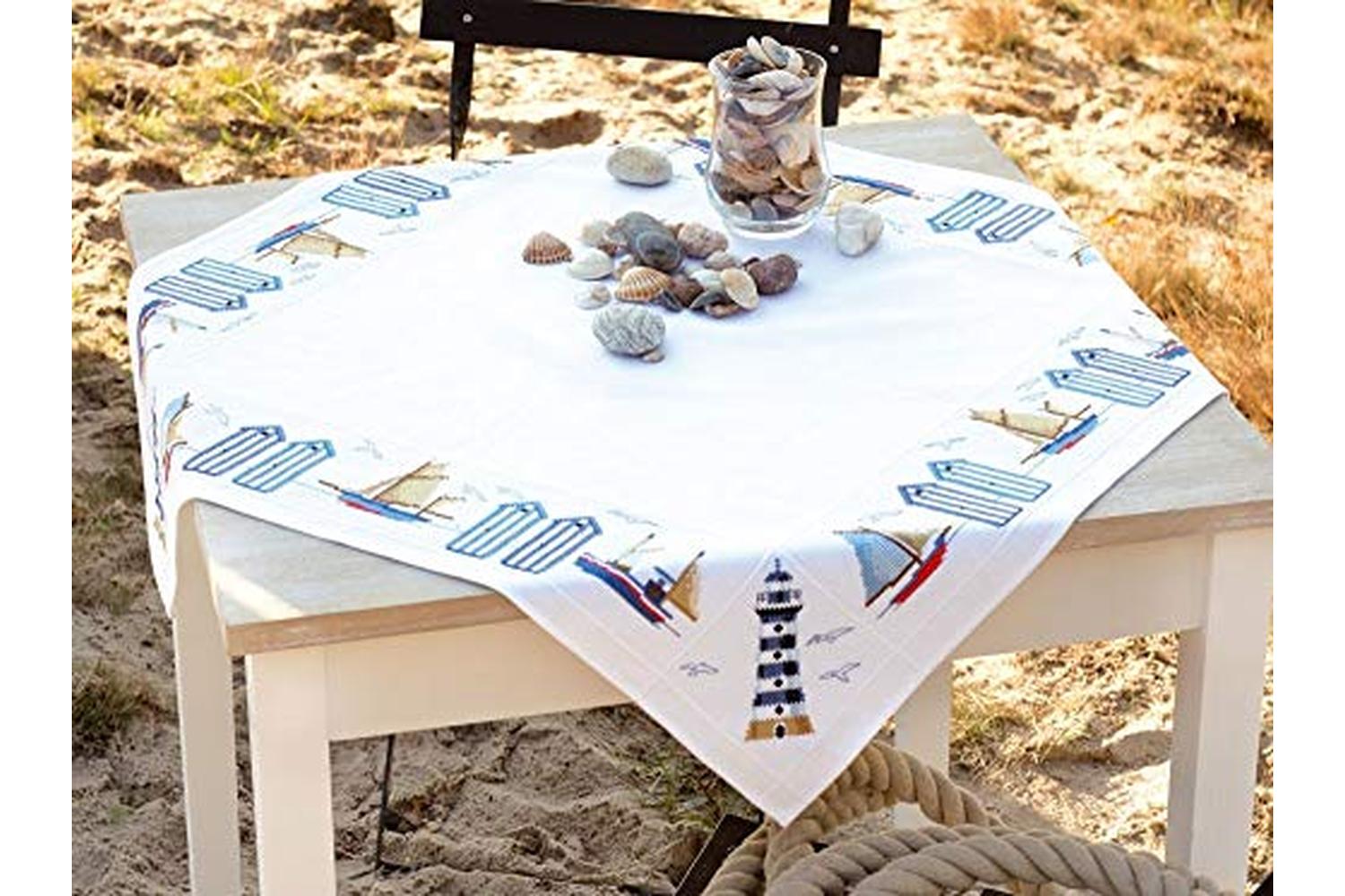 Vervaco Gro-pn-0145846 - Tcloth Seaside - Counted Cross Stit