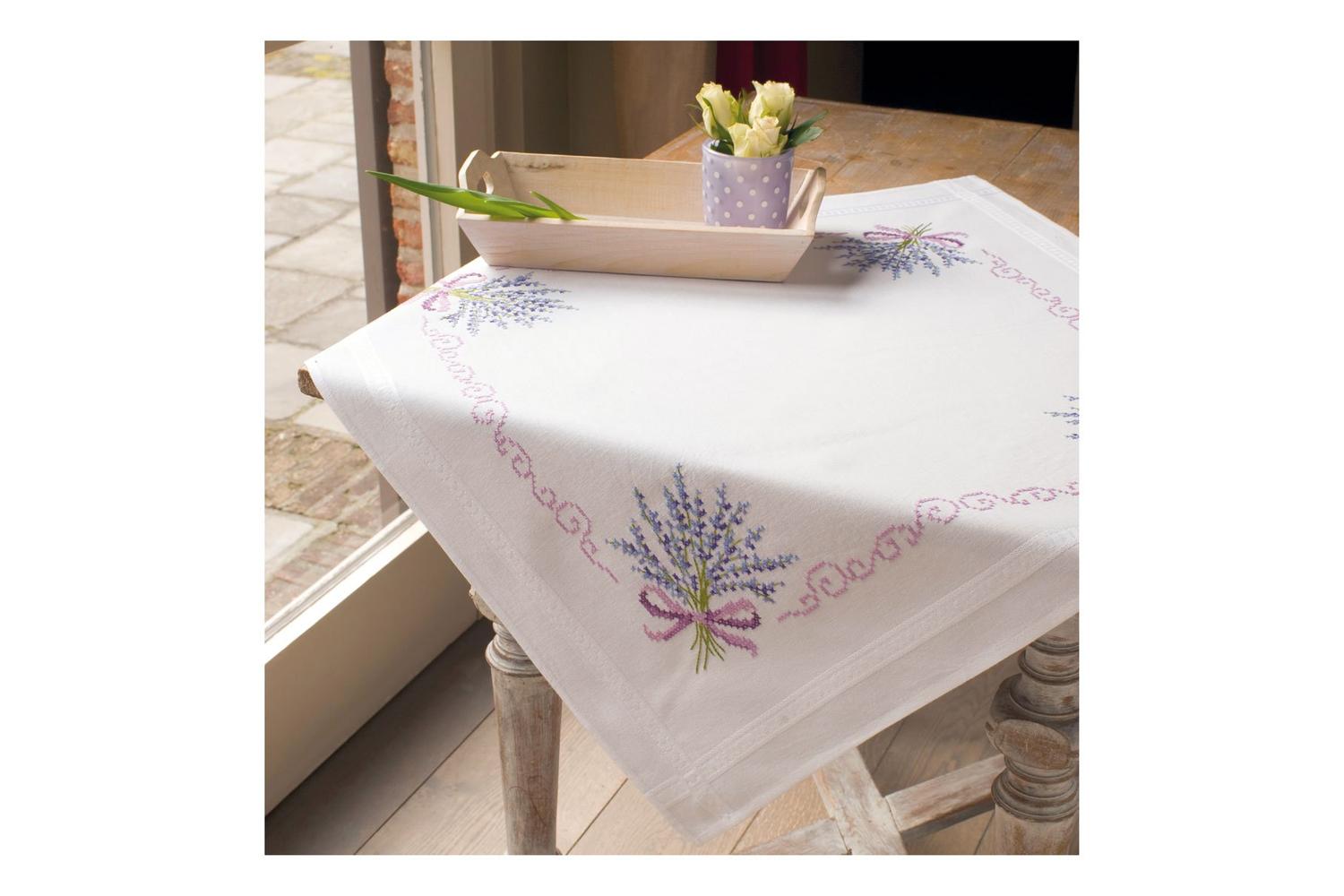 Vervaco Gro-pn-0013208 - Emb Tclth Lavender - Embroidery Kit