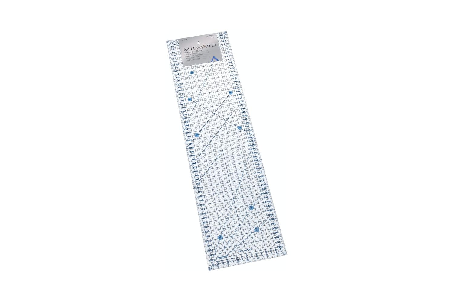Milward Gro-2152109 - Pwork Ruler 16x60cm - Rule Patchwork M