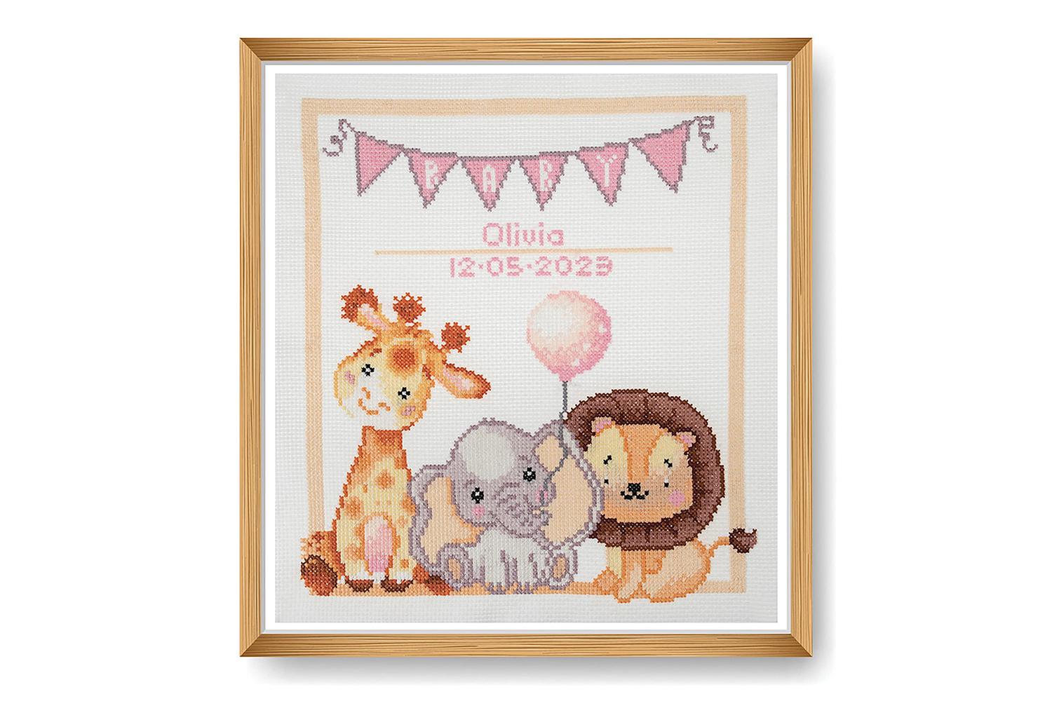 Trimits Gro-gcs93 - Xstitch Baby - Counted Cross Stitch Kit 