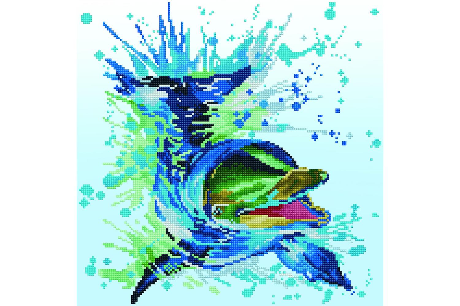 Diamond Dotz Gro-dd8.004 - Flipper - Diamond Painting Kit Fl