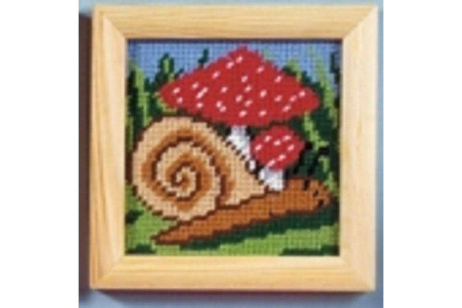 Orchidea Gro-orc.1504 - Emb Kit Snail - Needlepoint Kit My F