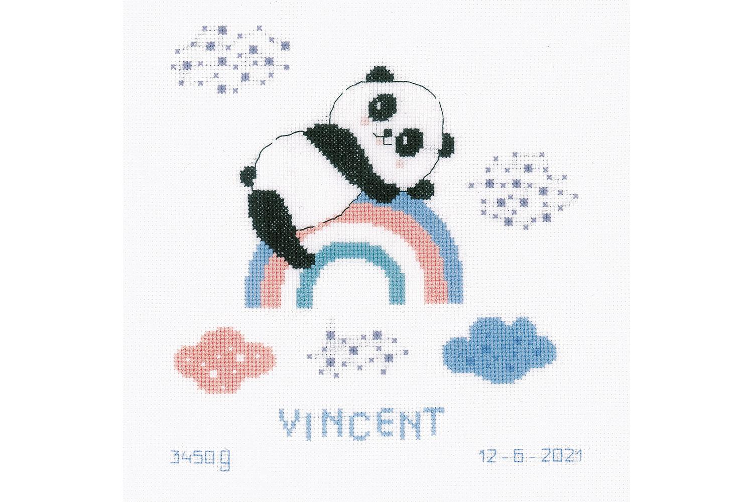 Vervaco Gro-pn-0191636 - Brec Pandarainbow - Counted Cross S