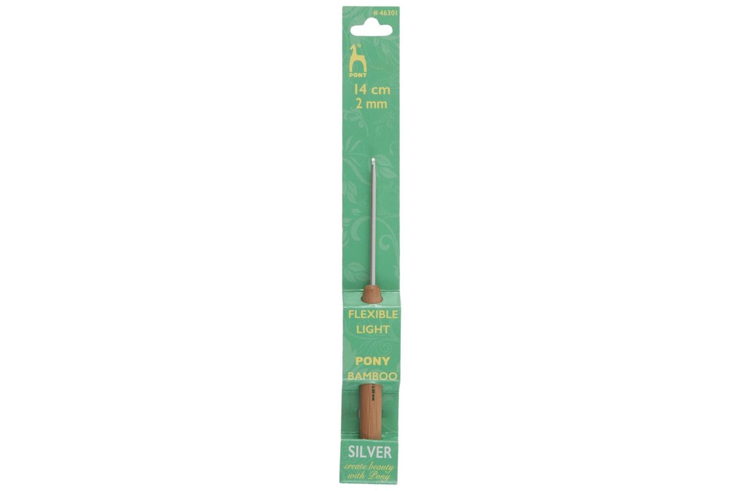 Pony Gro-p46301 - Chk Wbamb 200 - Crochet Hook Aluminium Wit