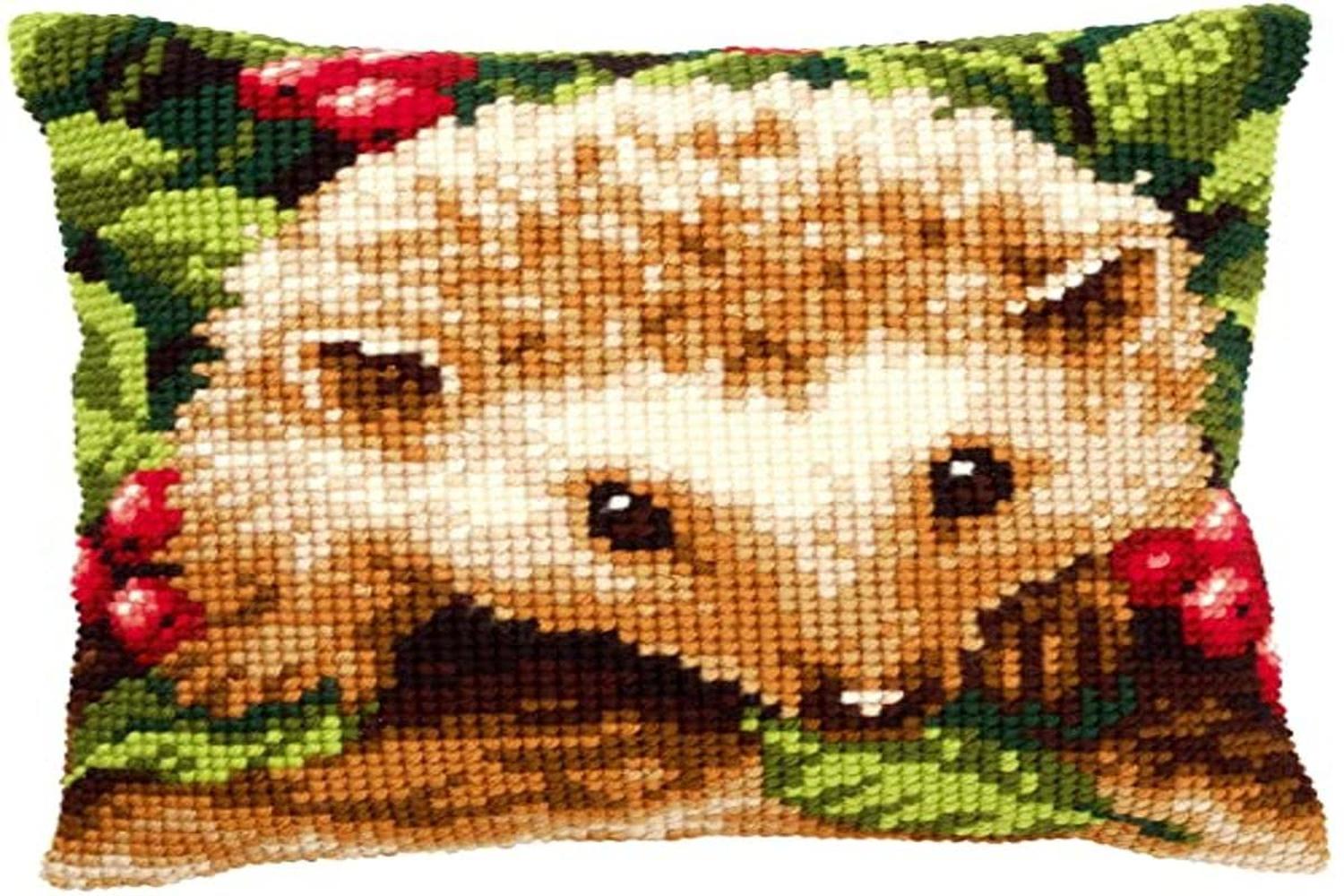 Vervaco Gro-pn-0146403 - Cushion Hedgehog - Cross Stitch Kit