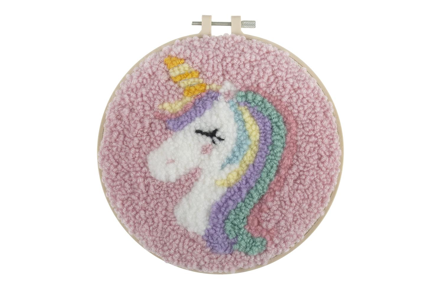 Trimits Gro-gck191 - Pneedle Unicorn - Punch Needle Kit Yarn