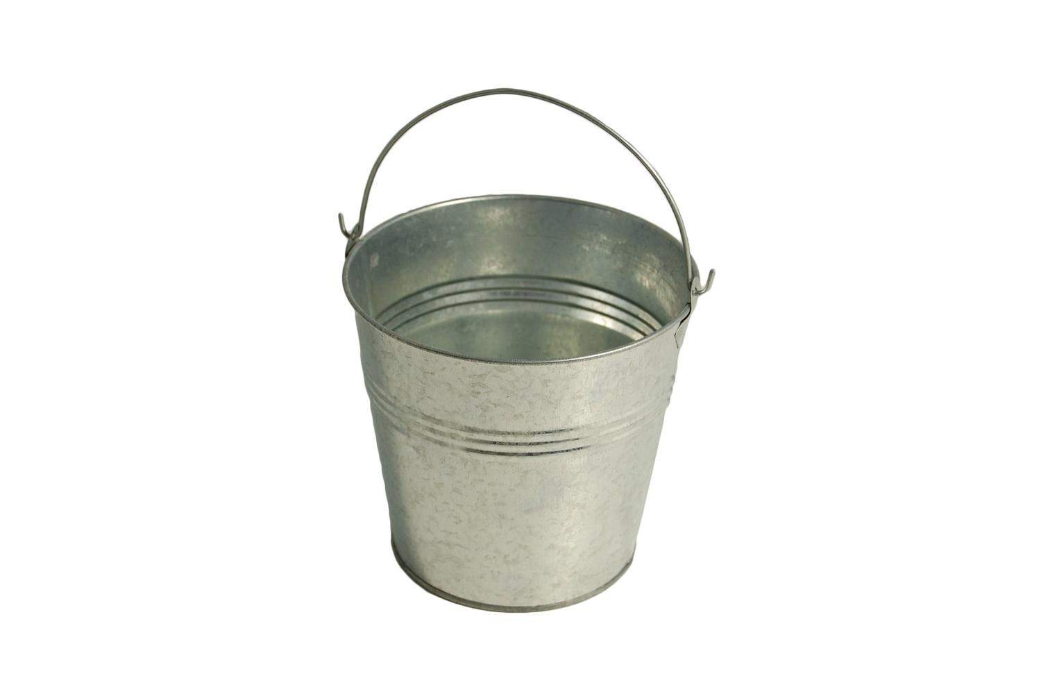 Occasions Gro-cf204 - Pail Galvanised Metal With Handle 5 In