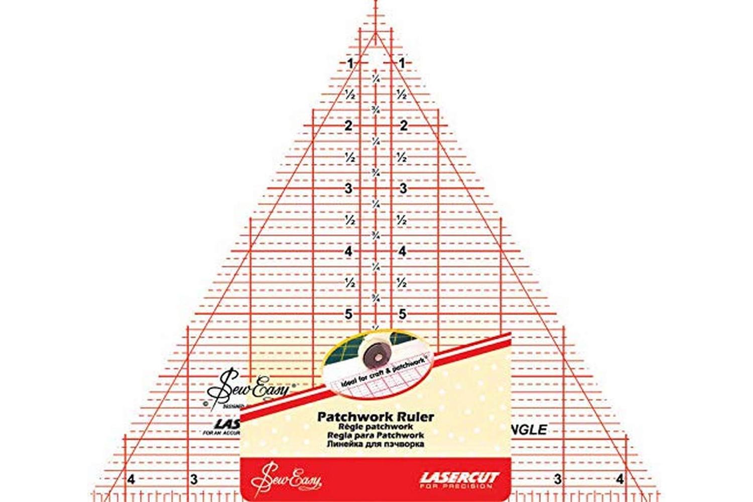 Sew Easy Gro-nl4174 - Se 8in Triangle - Rule Quilting 60 Deg