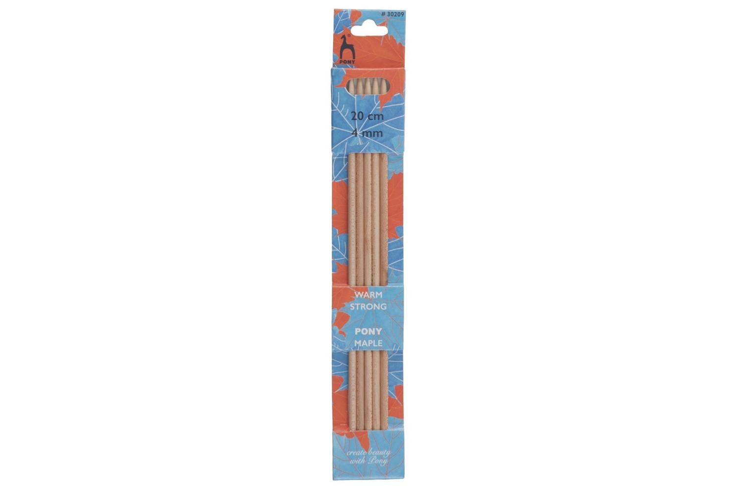 Pony Gro-p30209 - Maple De Kp 20cmx400 - Knitting Pins Doubl