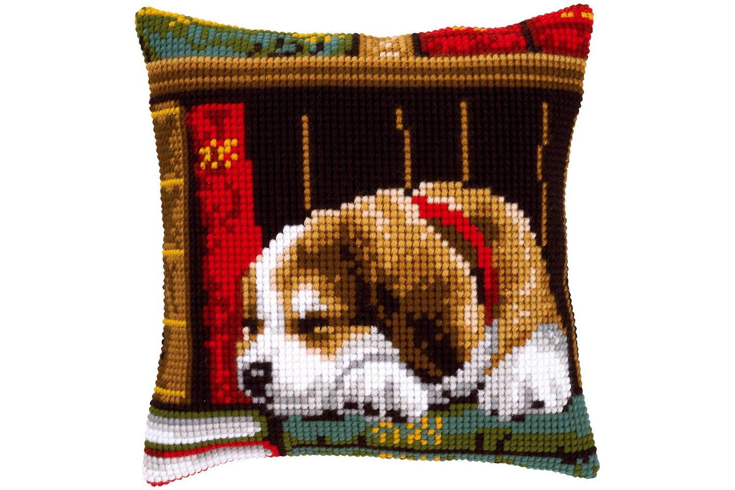 Vervaco Gro-pn-0148118 - Cushion Dog Sleeping - Cross Stitch