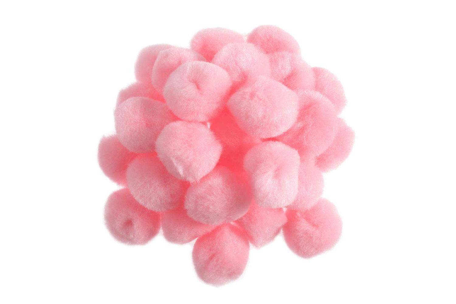 Trimits Gro-pp3p - Pom-poms 1in Pk100 - Pom Poms 25cm Pink P