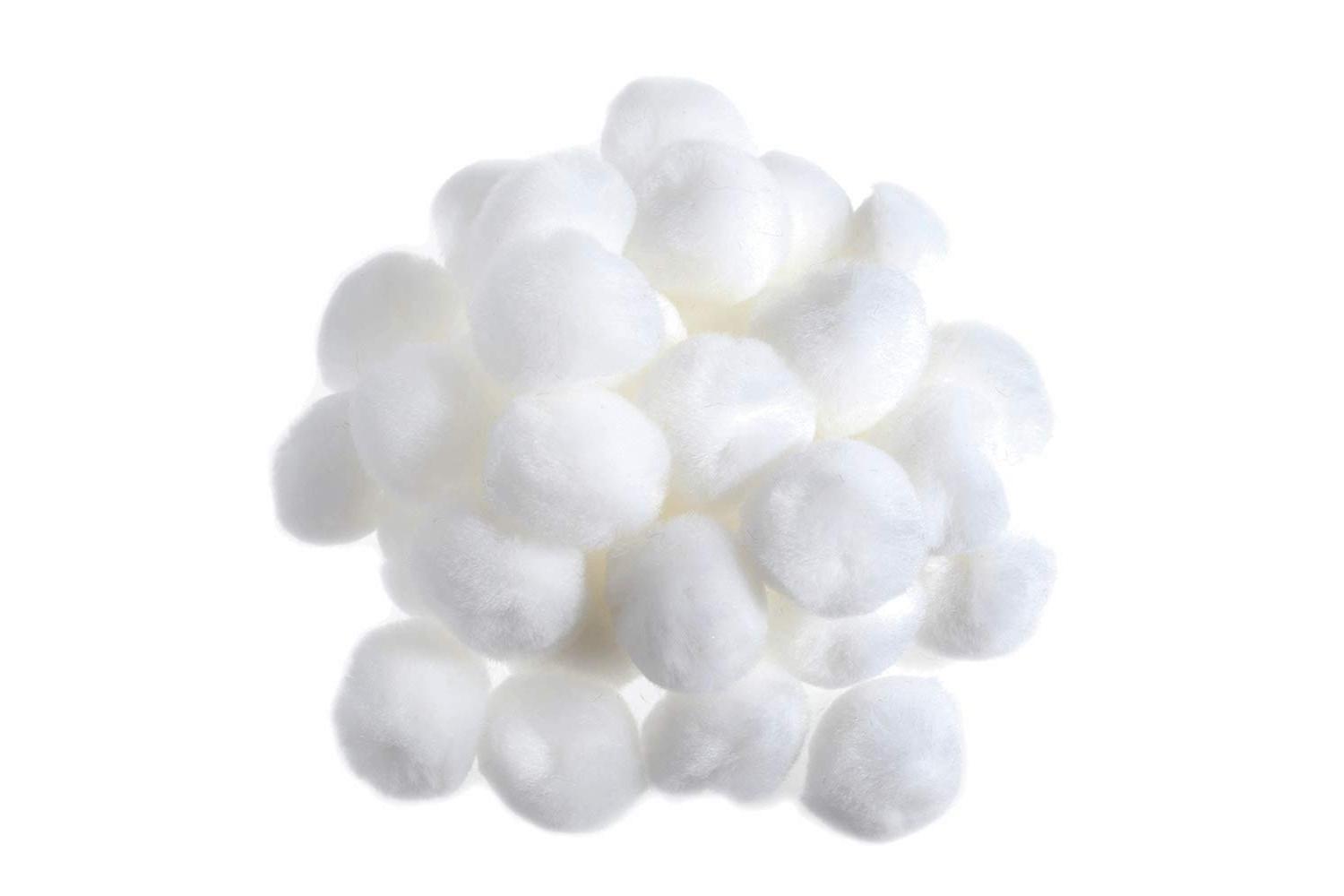 Trimits Gro-pp3w - Pom-poms 1in Pk100 - Pom Poms 25cm White 