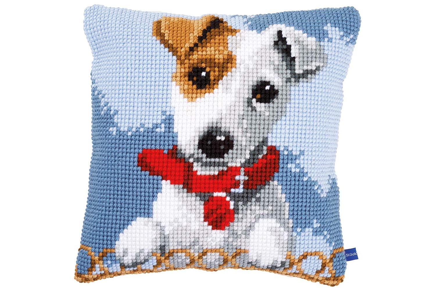 Vervaco Gro-pn-0155247 - Cushion Jack Russell - Cross Stitch