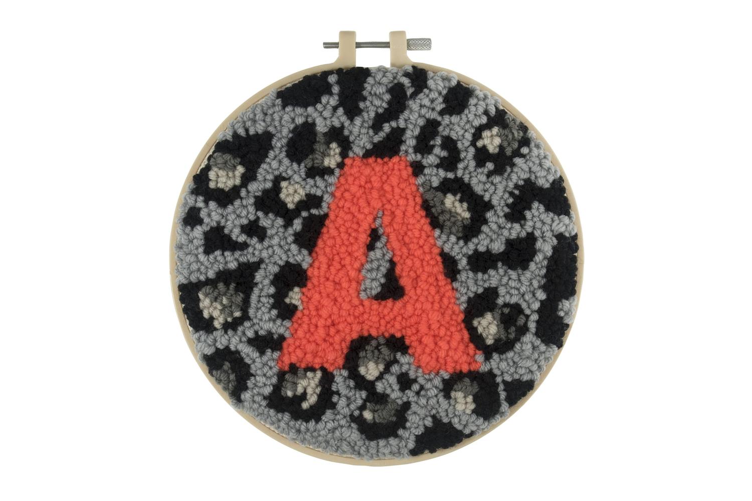 Trimits Gro-gck147 - Punch Needle Kit Yarn And Hoop Animal P