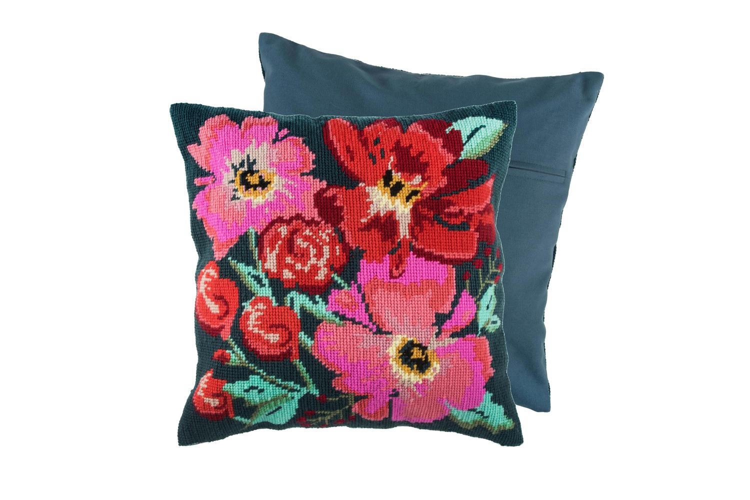 Trimits Gro-gcs83 - Half Cross Stitch Tapestry Kit Cushion P