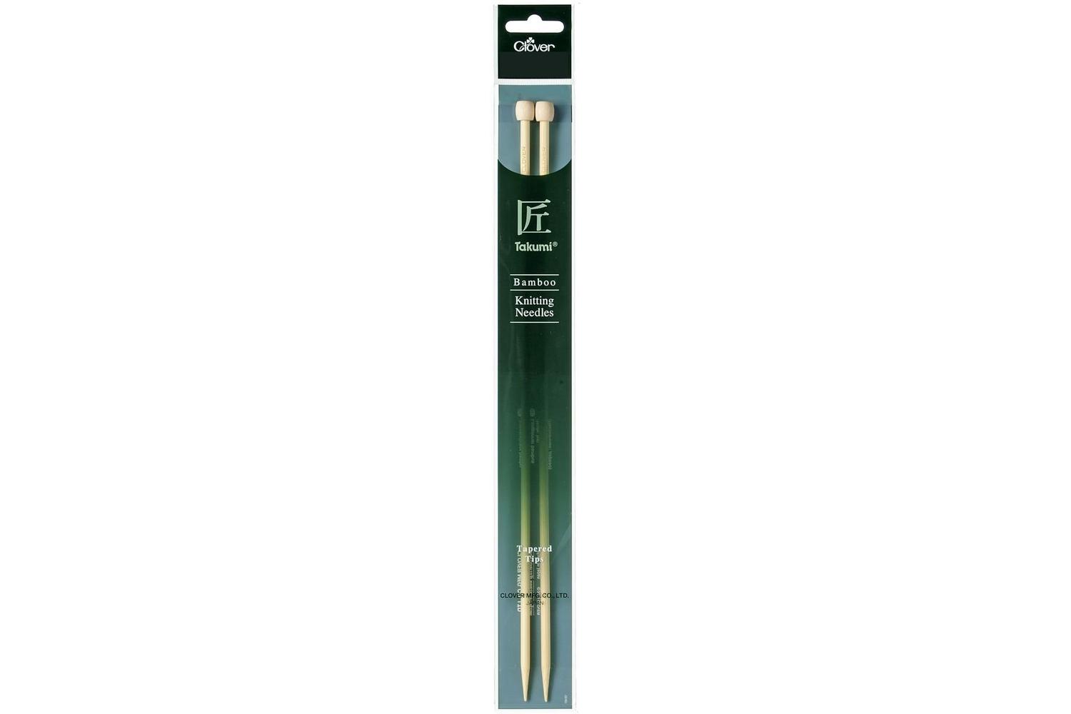 Clover Gro-cl3710 - Knitting Pins Single-ended Takumi Bamboo