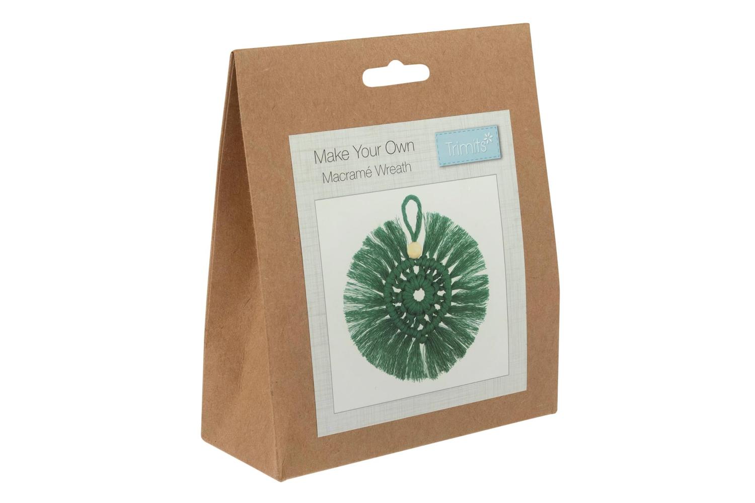 Trimits Gro-gck196 - Macrame Kit Wreath - Macram Kit Decorat