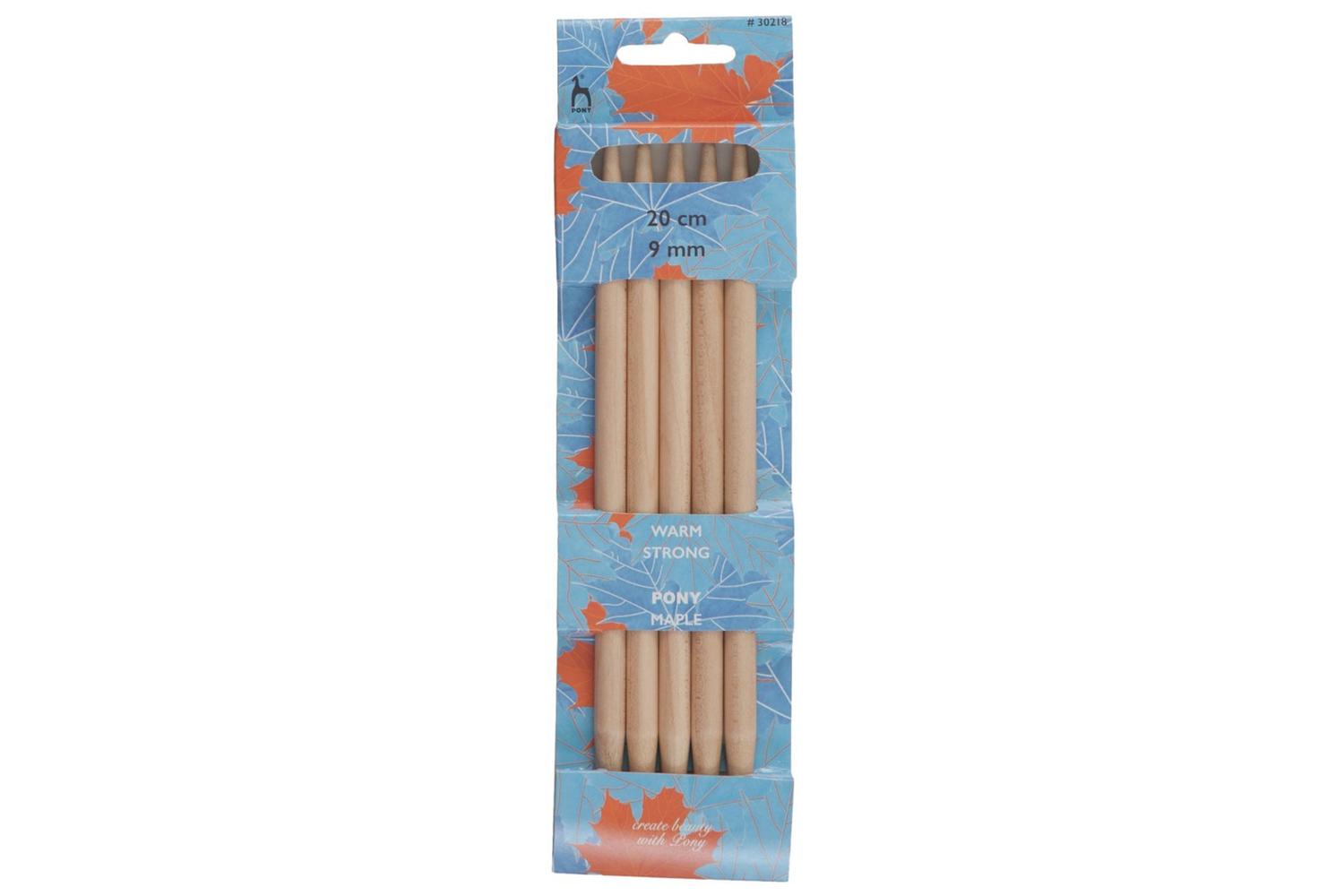 Pony Gro-p30218 - Maple De Kp 20cmx900 - Knitting Pins Doubl