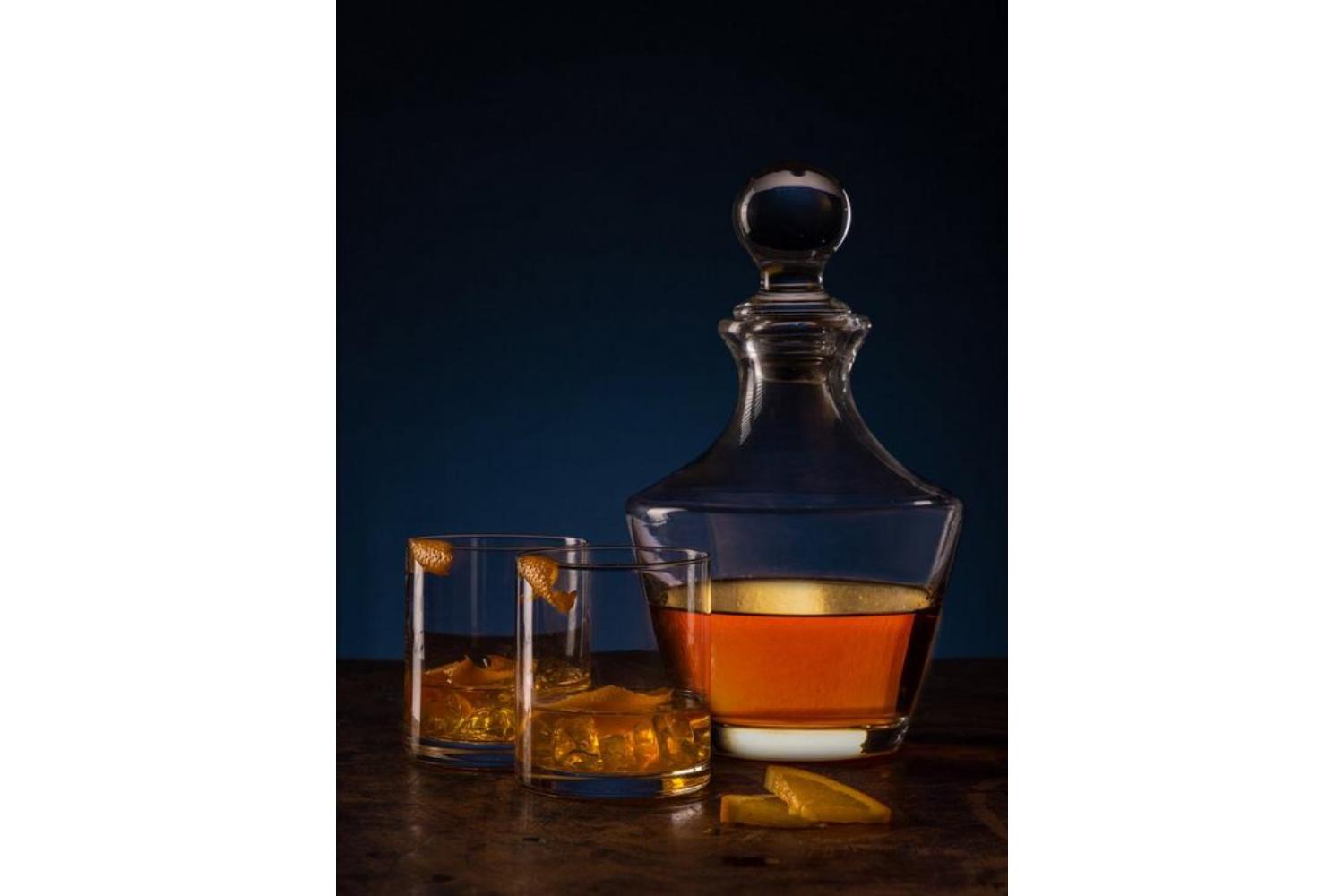 Selected 1L Decanter & 2 37Cl Mixer Glass Set