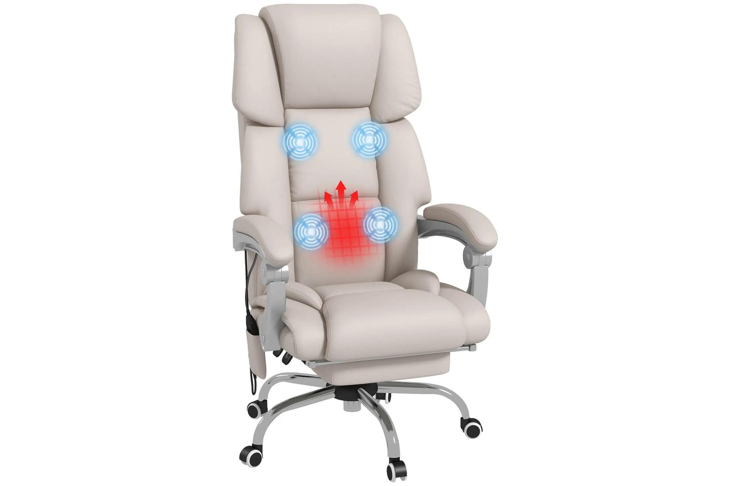 Vinsetto Leather Massage Office Chair