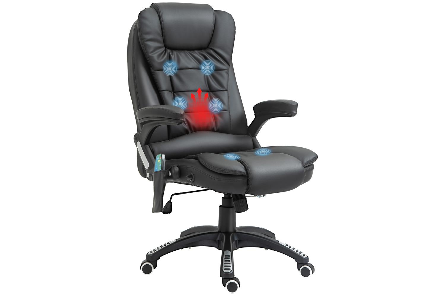 Homcom Heated Massage Office Chair