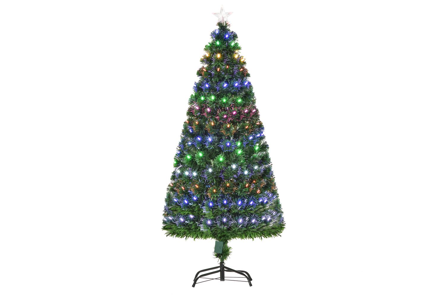 Homcom | Pre-lit Fiber Optic Christmas Tree | 5ft