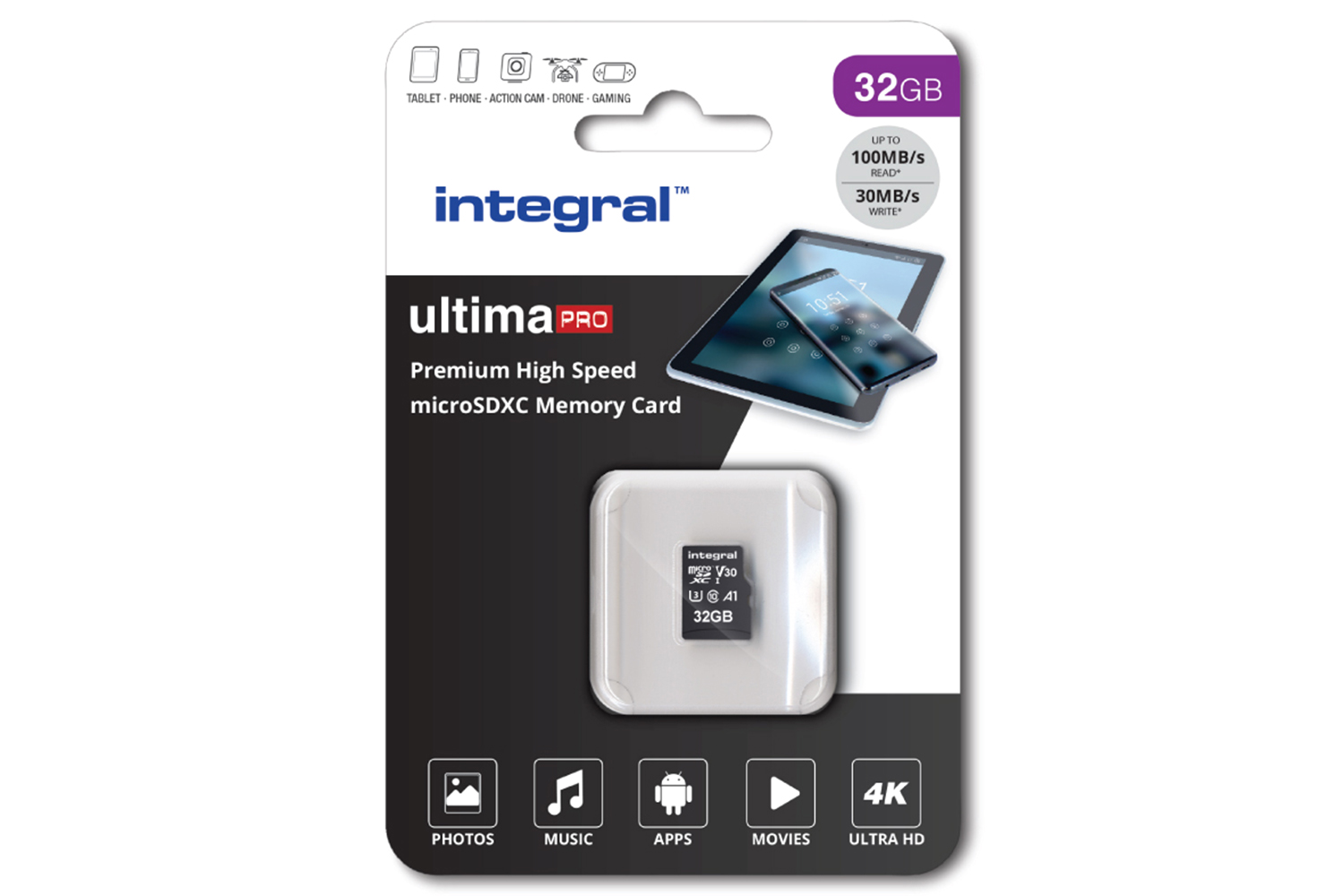 Integral Premium High Speed MICROSDHC/XC Memory Card | 32GB