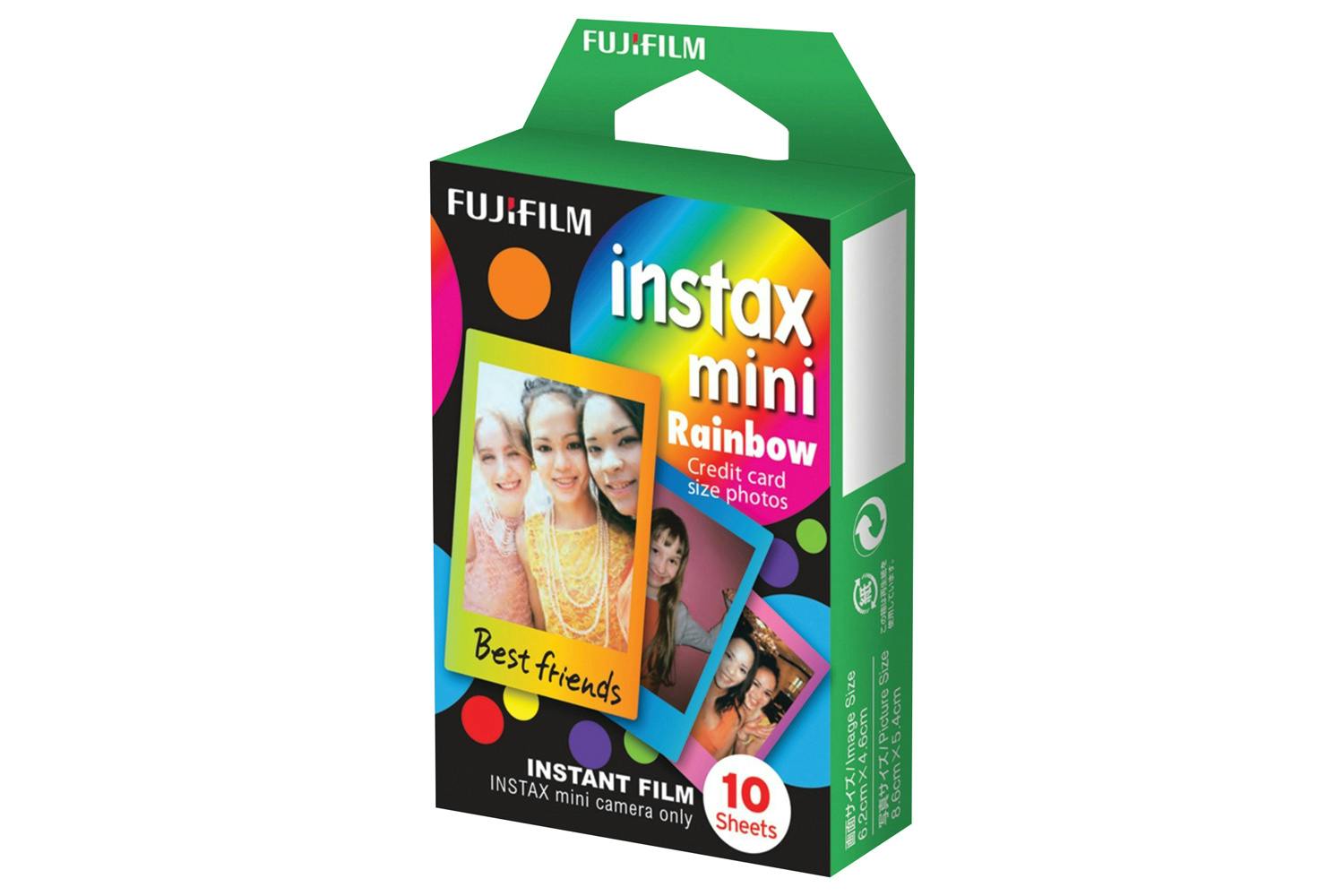 Fujifilm Instax Mini Rainbow Film | 10 Pack