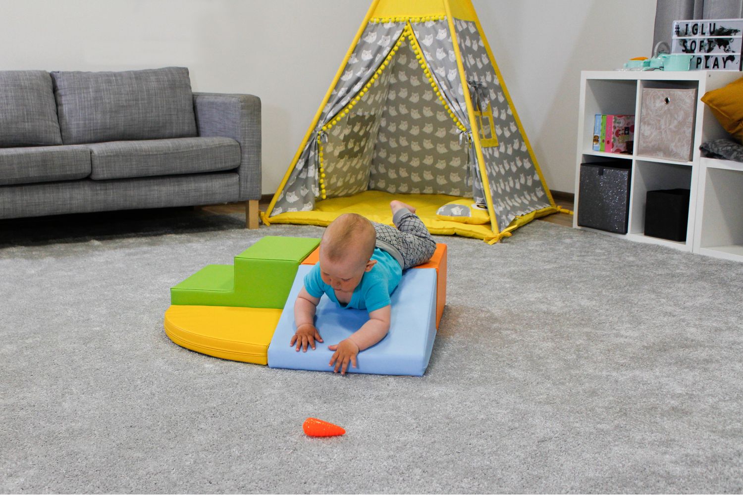 Iglu Soft Play Shapes - Montessori-inspired Kids Foam Blocks