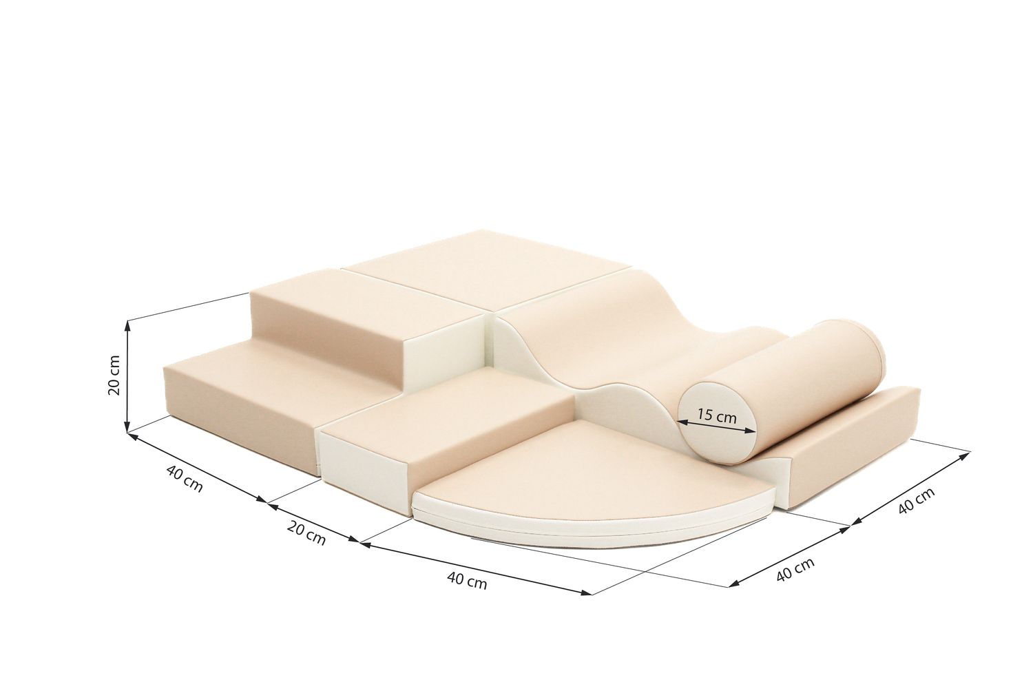 Iglu Soft Play Shapes, Kids Foam Blocks, Creative Fun And Educational Toy