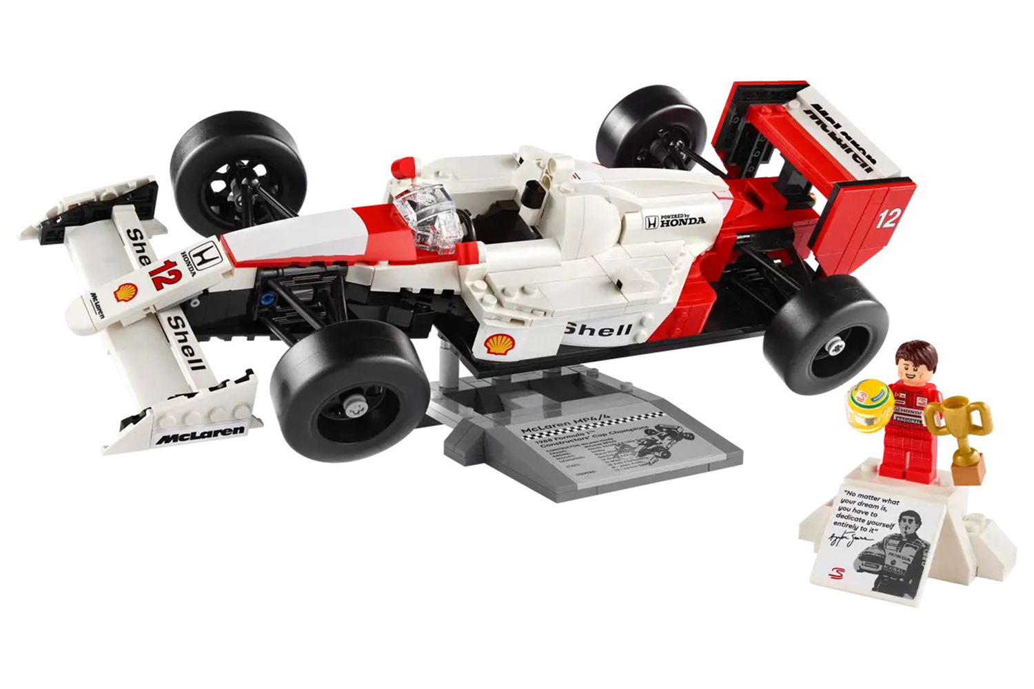 Lego McLaren MP4/4 & Ayrton Senna Building  Toys Set