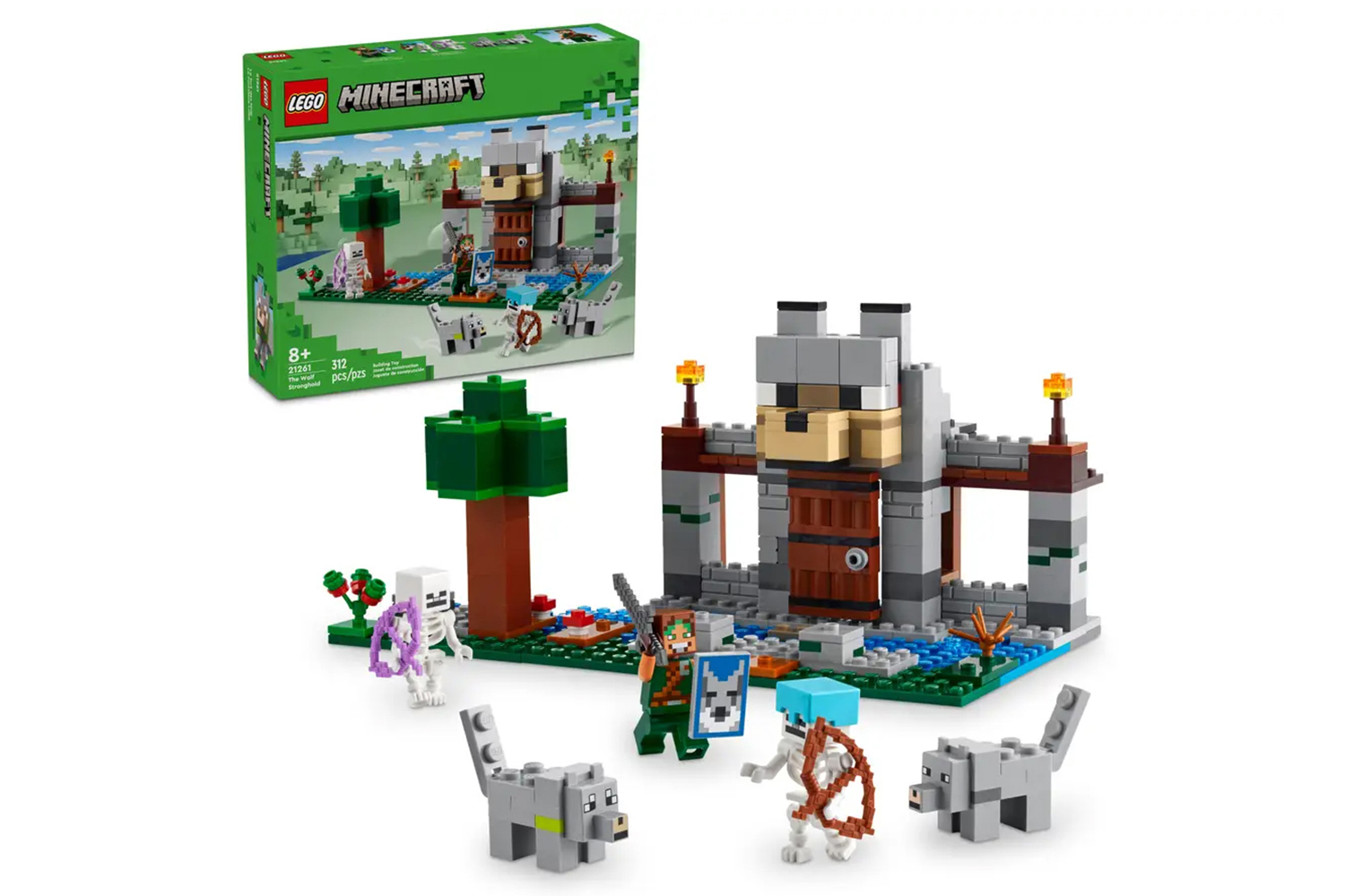 Lego The Wolf Stronghold Building Toys Set