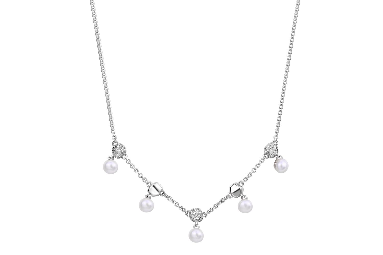 Rosato Azzurra Silver Necklace - Elegant Italian Fashion Jewellery