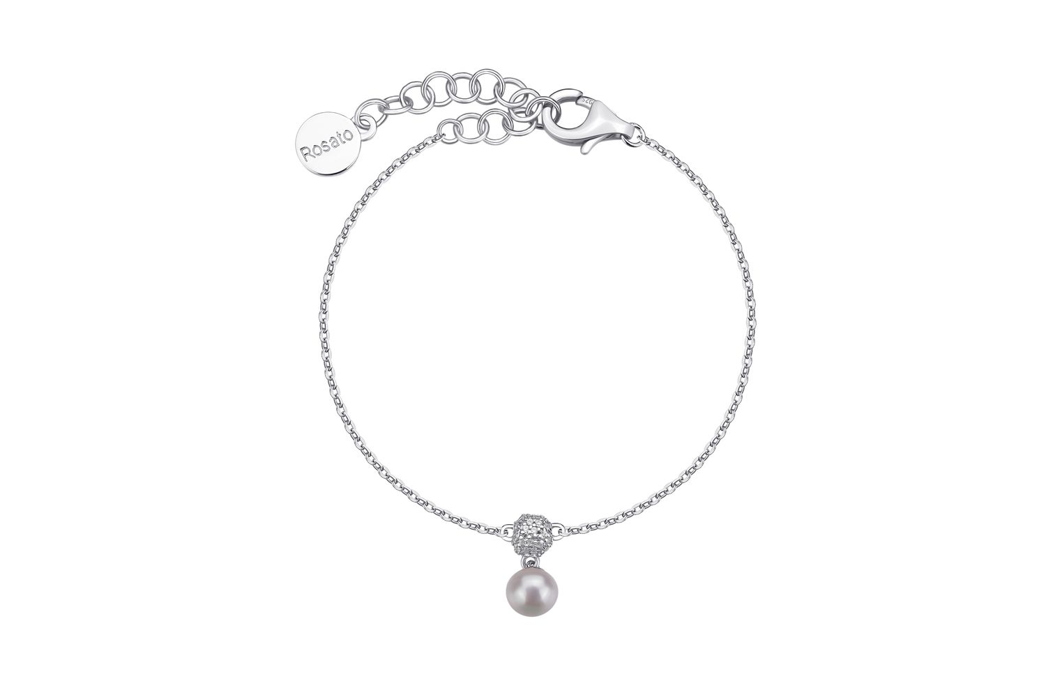 Rosato Rzaz011 - Exquisite Azzurra Silver Bracelet By Rosato - High Fashion Jewellery