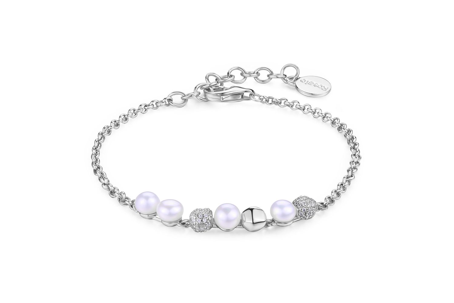 Rosato Rzaz013 - Exquisite Azzurra Silver Bracelet
