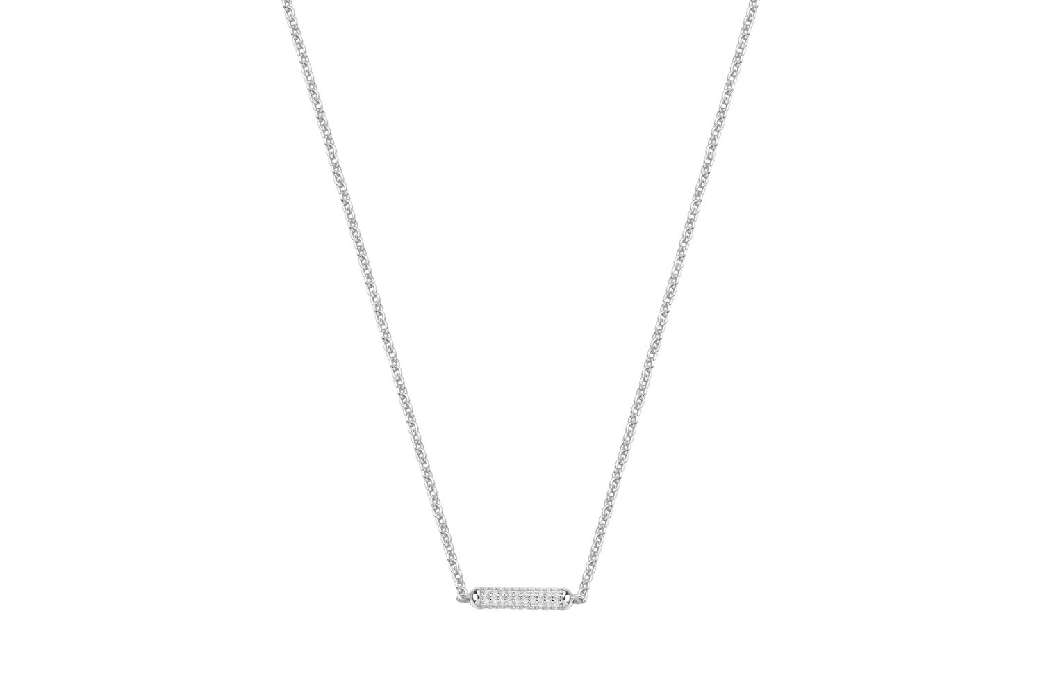 Rosato Rzbi56 Bianca Silver Necklace - Fashionable High Quality Italian Jewellery