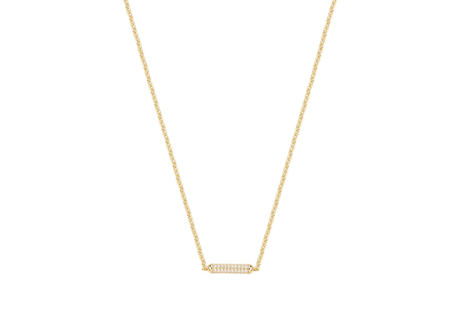 Rosato Rzbi57 - Luxurious Rosato Bianca Yellow Gold Necklace