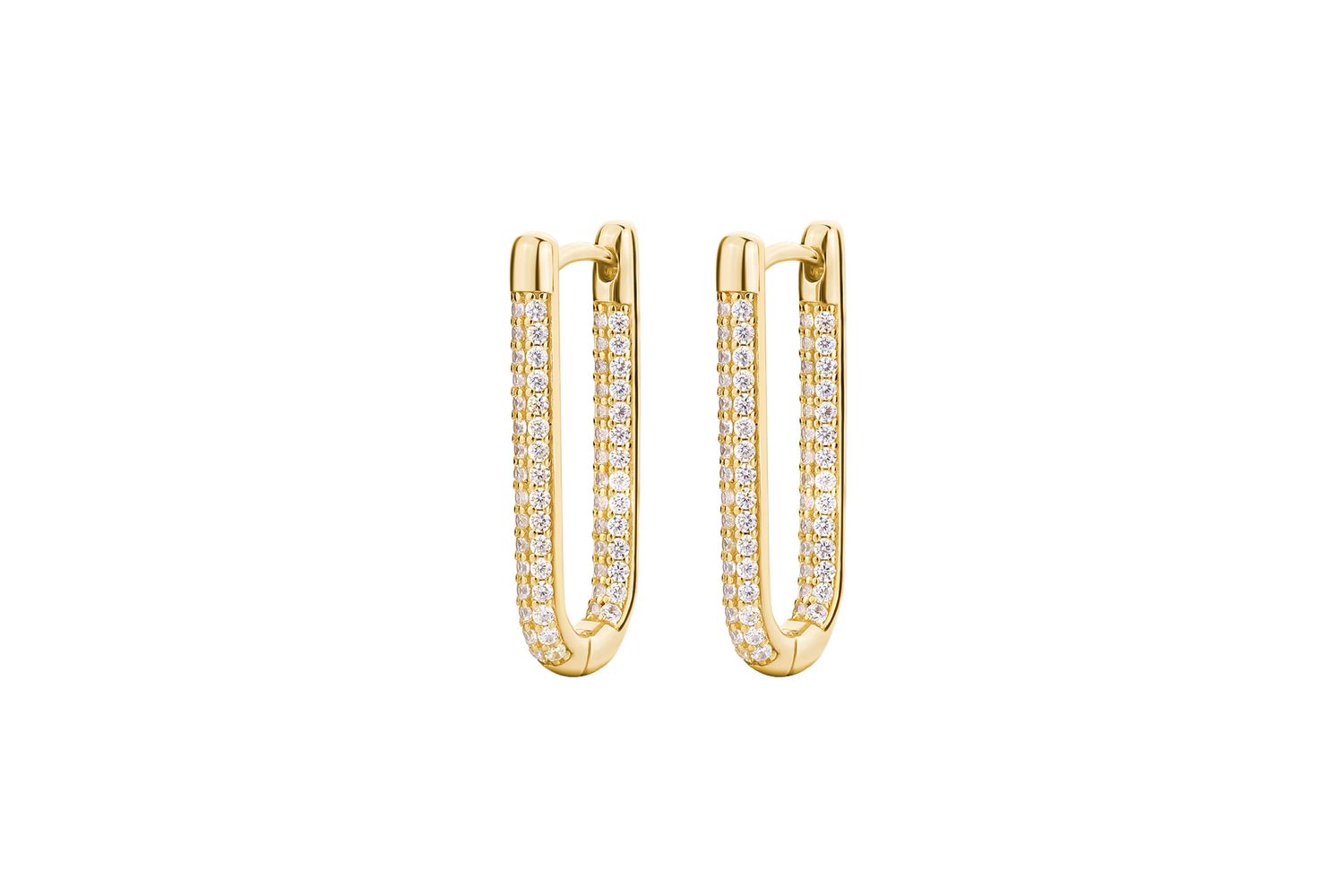 Rosato Rzbi75 Bianca Single Yellow Gold Earring Luxury Fashion Jewellery In Ireland
