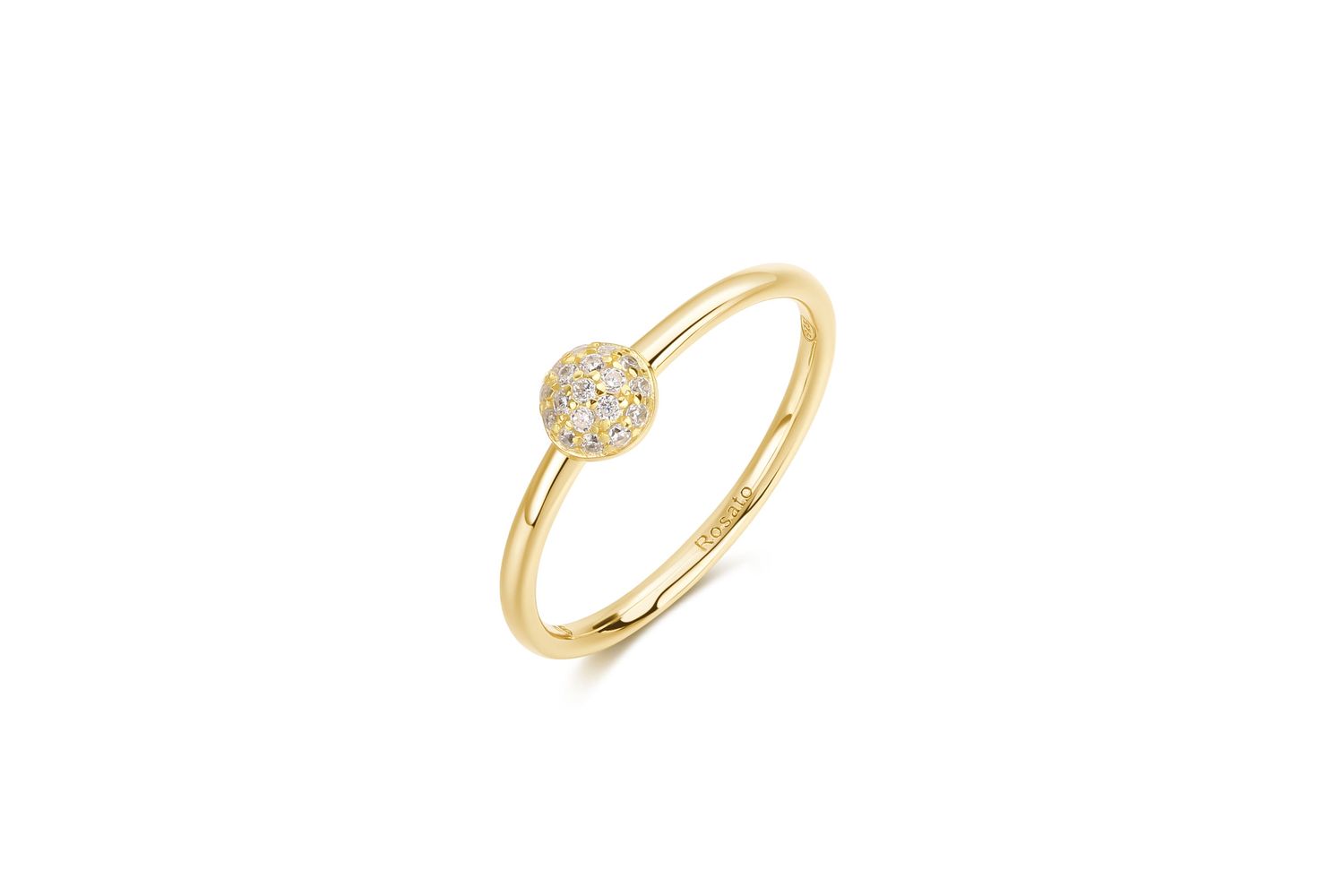 Rosato Yellow Gold Ring - Elegant And Stylish Rosato Rzbi80c Bianca Craftsmanship
