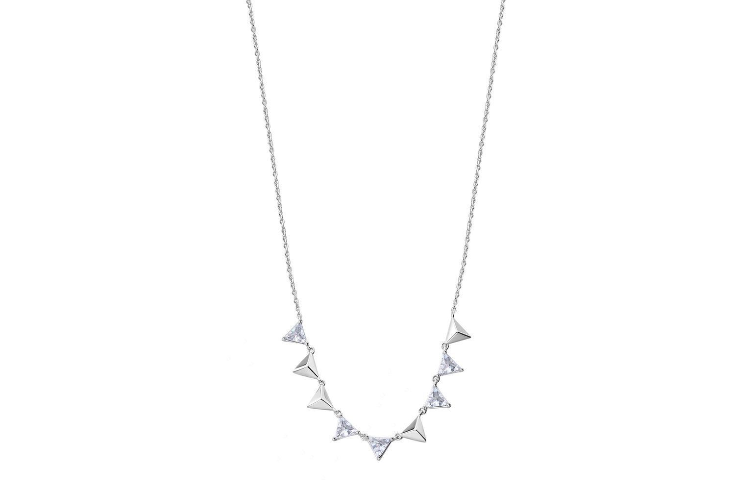 Rosato Rzvt01 - Vittoria Silver Necklace, Rosato Silver Fashion Jewellery, Elegant Necklaces