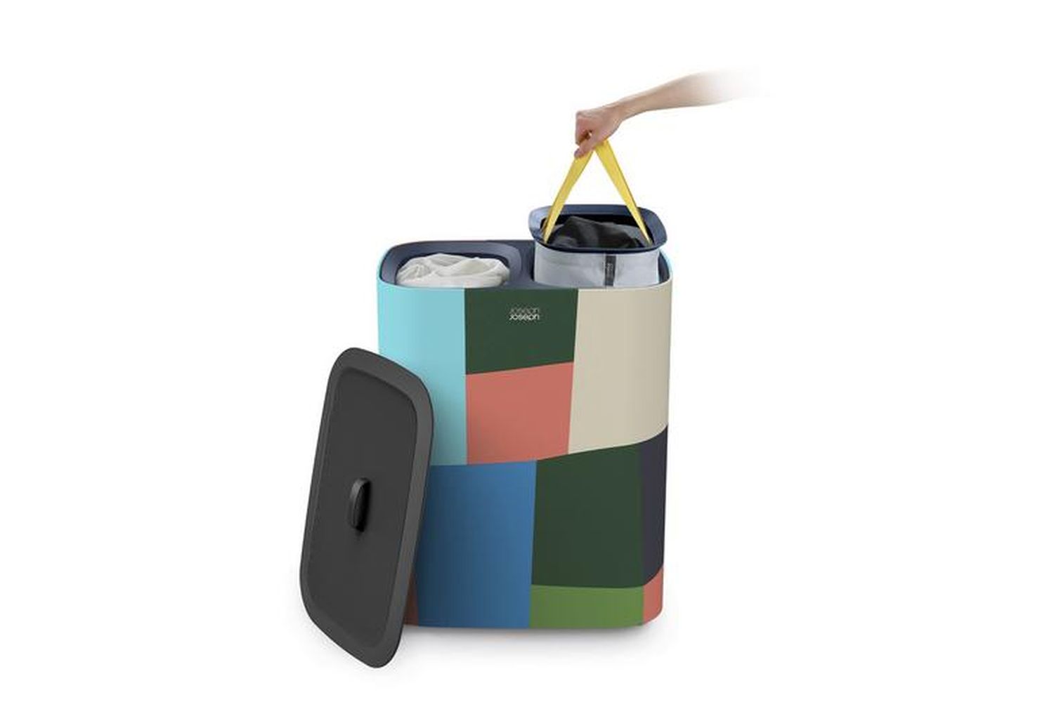Joseph Joseph | 50046 | Tota 90l Stylish Laundry Basket Designed By Jonathan Lawes