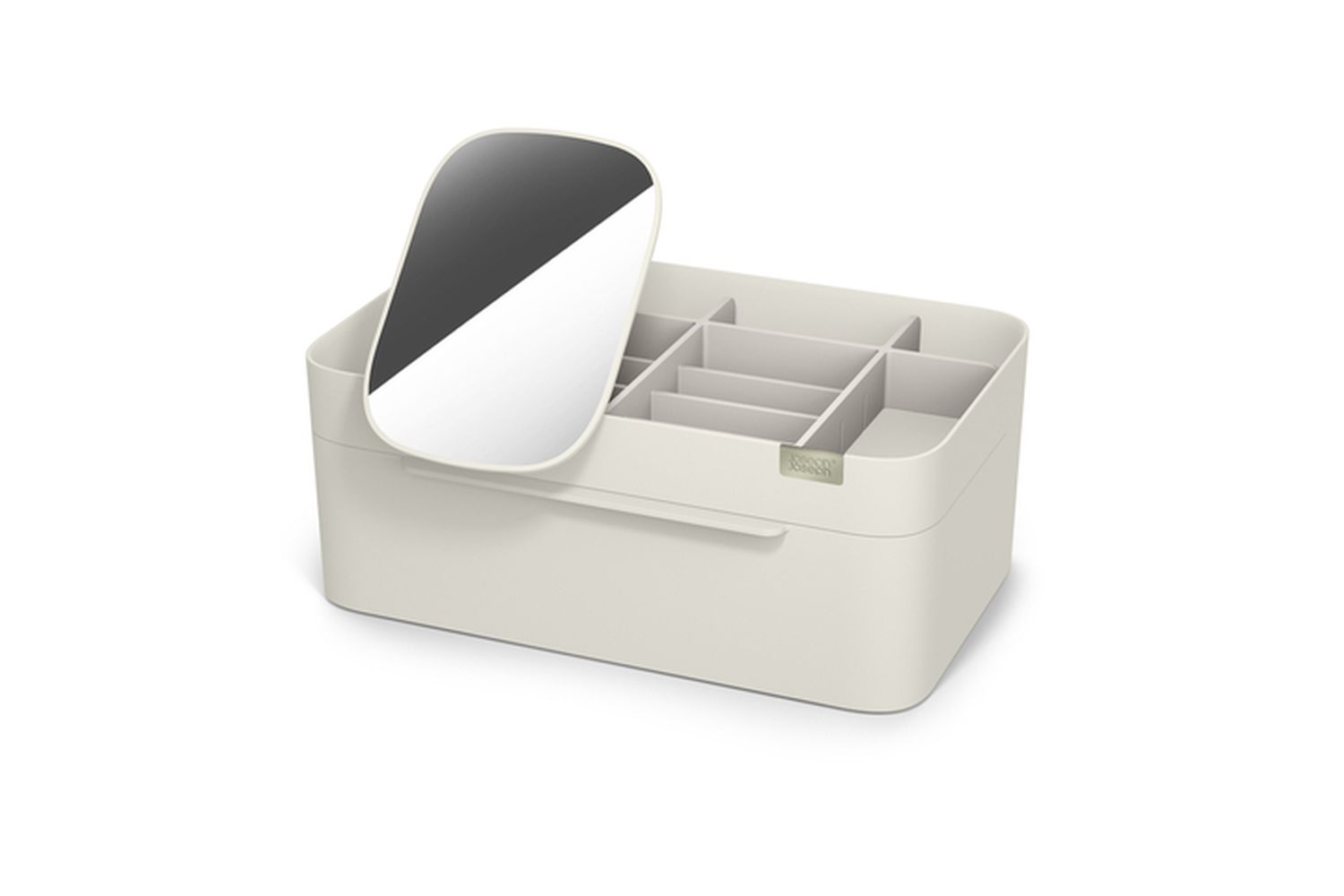 Joseph Joseph | 75005 | Viva Large Mirror-ed Cosmetic Organiser (shell) - Makeup Storage Drawer