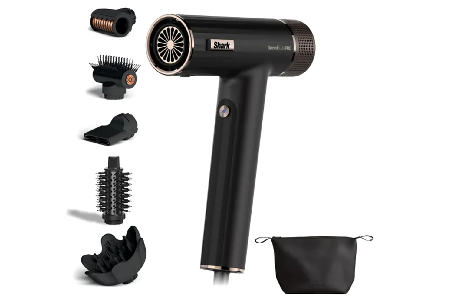Shark SpeedStyle Pro 5-in-1 High-Velocity Hair Dryer System | HD752UK | Black