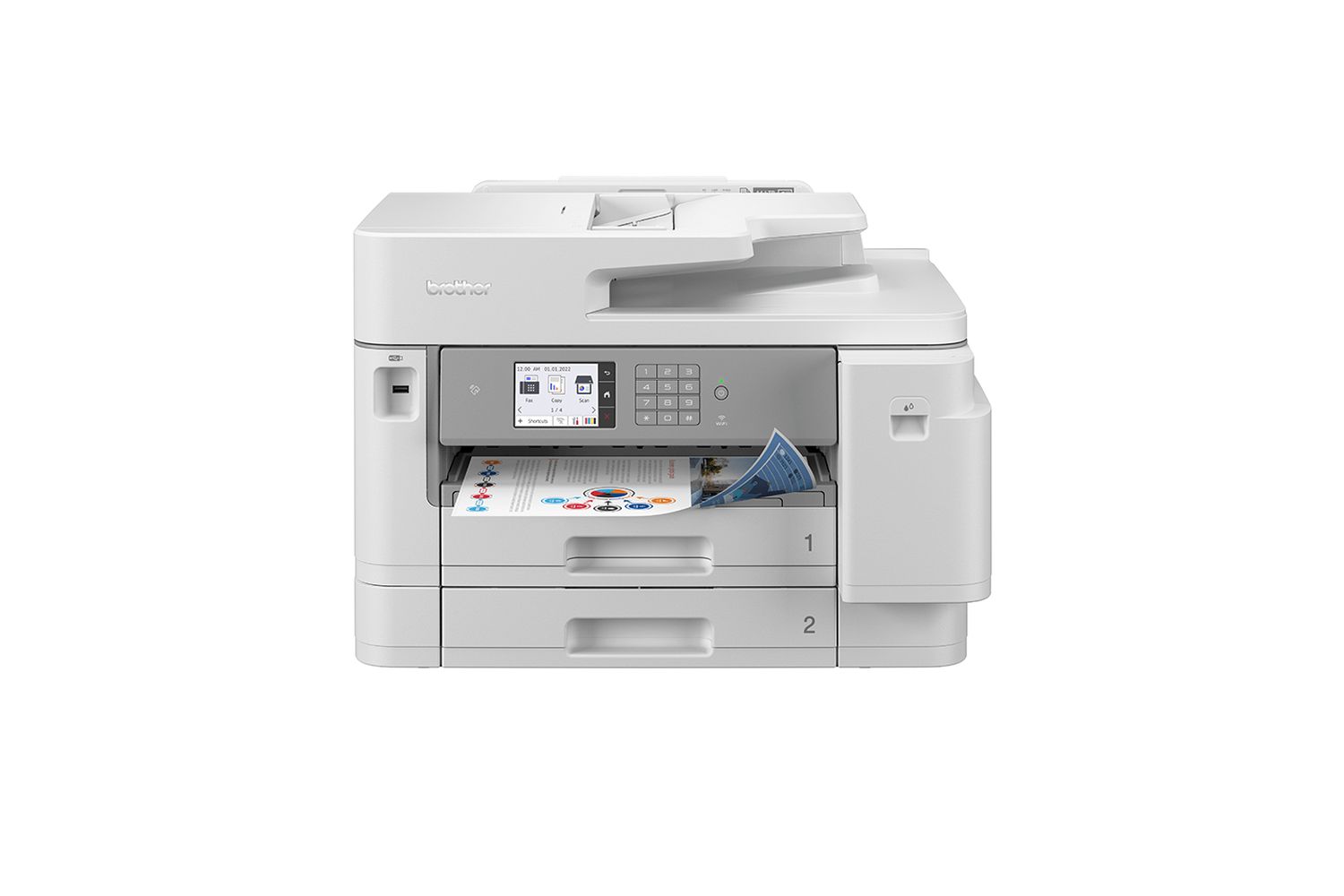 Brother MFC-J5955DW professional A4 colour inkjet wireless all-in-one printer with A3 print capability