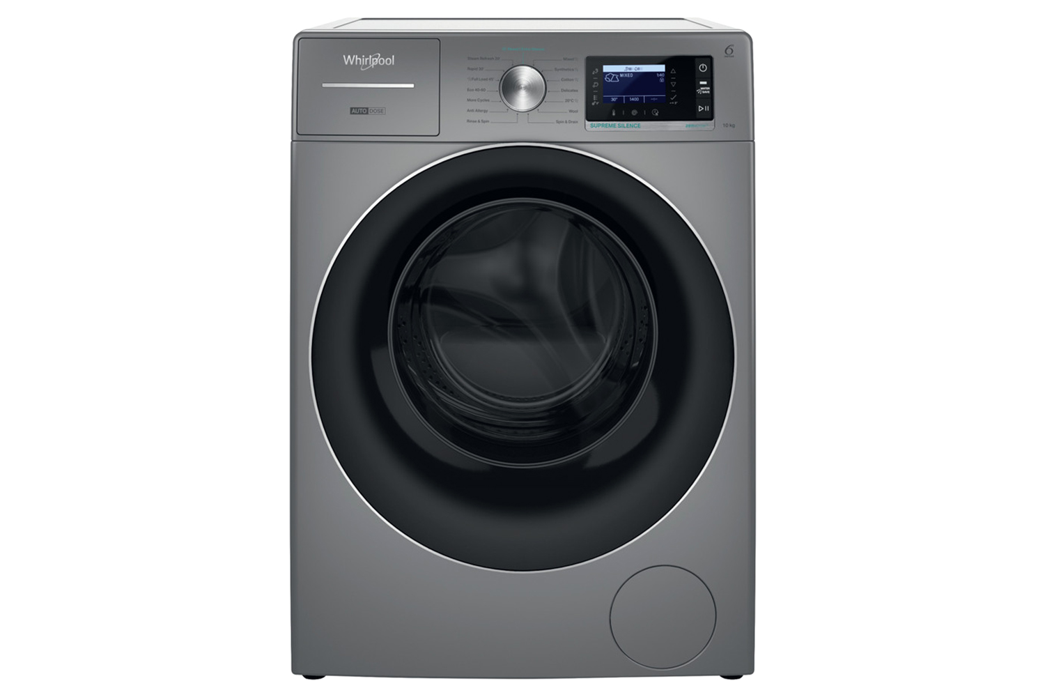 Whirlpool 10kg Supreme Silence Freestanding Washing Machine | W809ADSUK