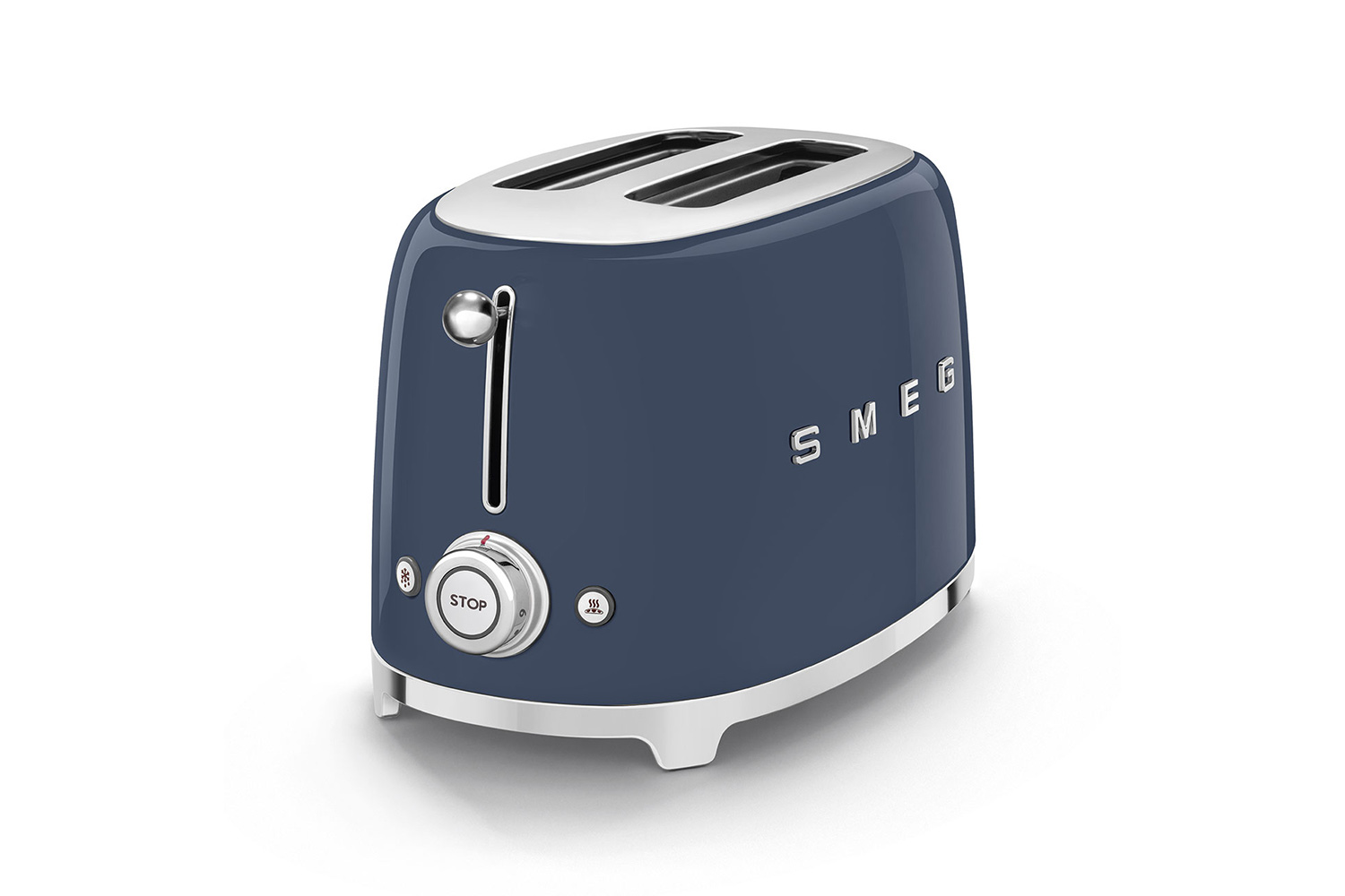 Smeg 50's Retro Style Aesthetic 2 Slice Toaster | TSF01NBUK | Navy Blue
