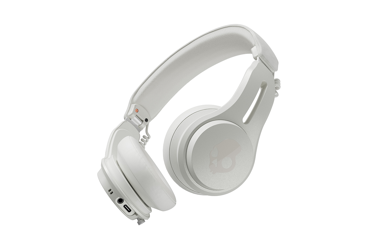 Skullcandy Icon ANC Wireless Headphones with Active Noise Cancelling | Bone