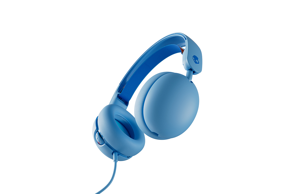 Skullcandy Grom Wired Headphones For Kids | Surf Blue